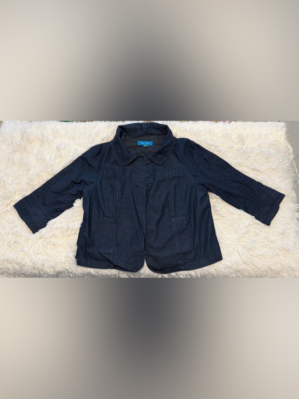 trixi•milly Dark Denim Button Jacket